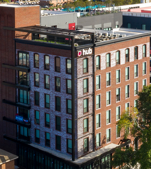 Exterior of Hub Tuscaloosa