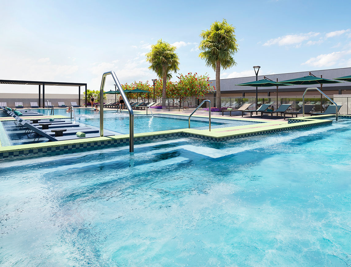resort-style swimming pool